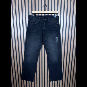 New Abercrombie & Fitch Jeans 30 x 30 Mens Black Wash Denim A&F Bootcut